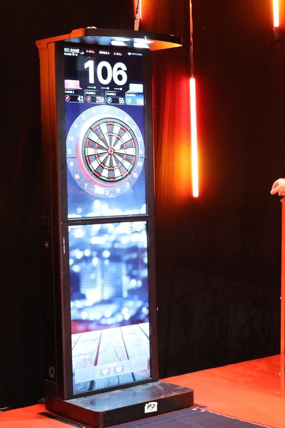 Machine de fléchettes électroniques PhoenixDarts à grand écran